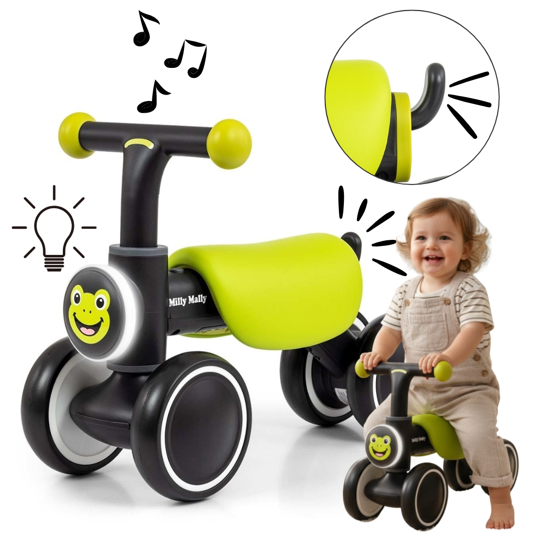 Jeździk pojazd dziecięcy lekki rowerek York Led dźwięki piankowe koła