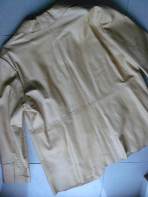 YUPPIE kurtka skóra naturalna PŁASZCZ 22 48 50 beż Wypełnienie nie dotyczy