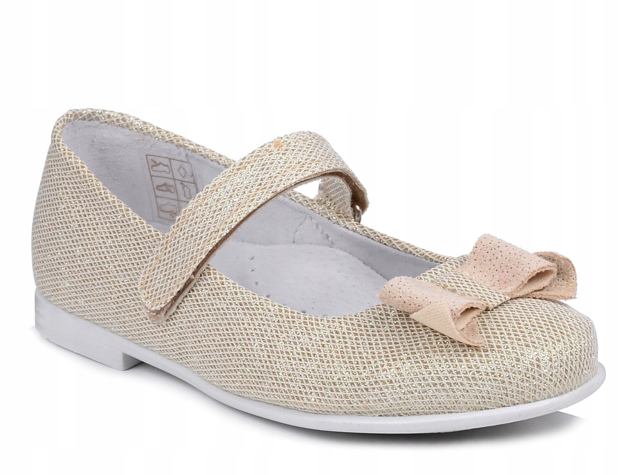 

Buty dziewczęce baleriny na rzep Kornecki 6802 34