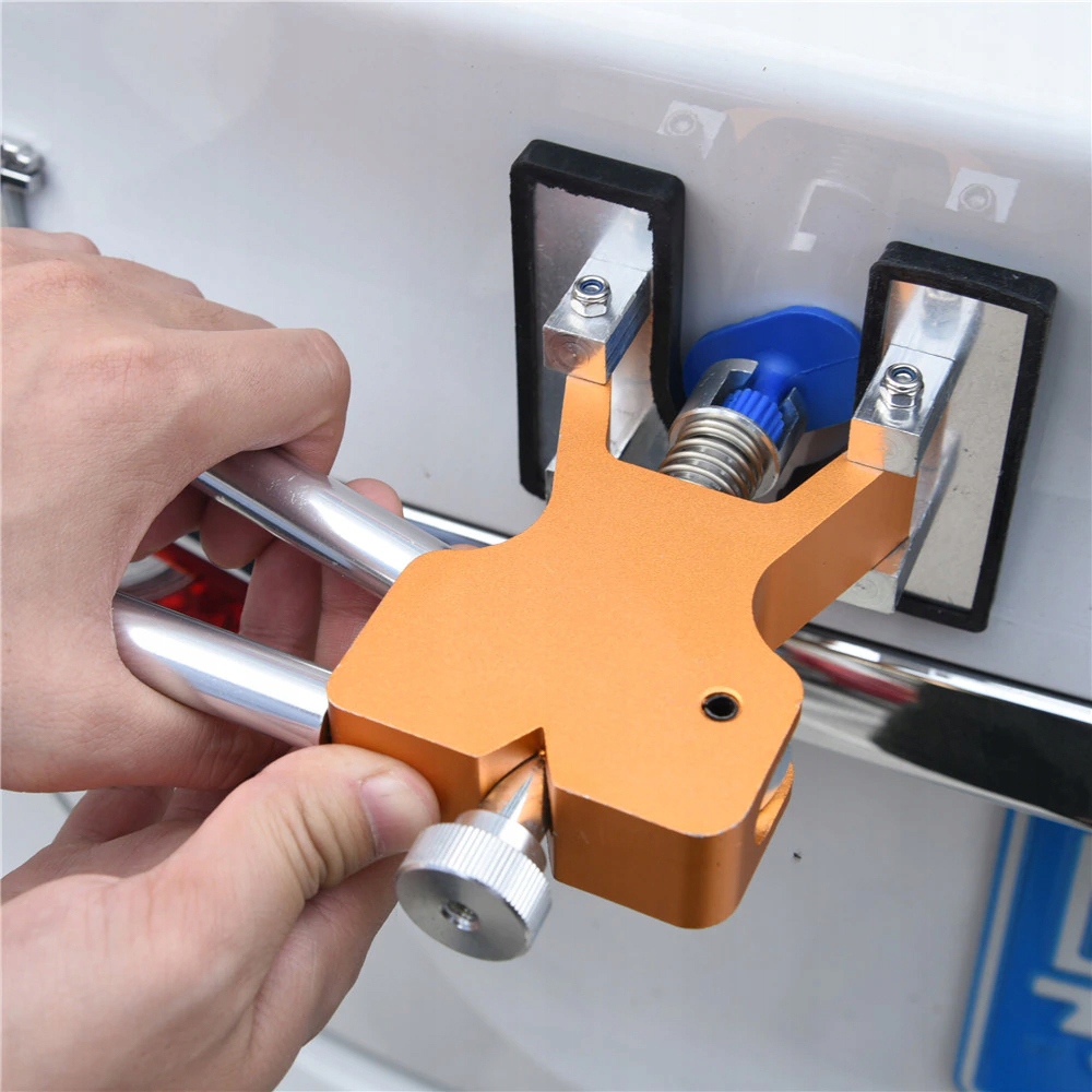 ZESTAW PDR DO USUWANIA WGNIECEN KAROSERII Set Components Slide Hammer Sheet Metal Hammer Bridge Puller Adapters Bag Cover