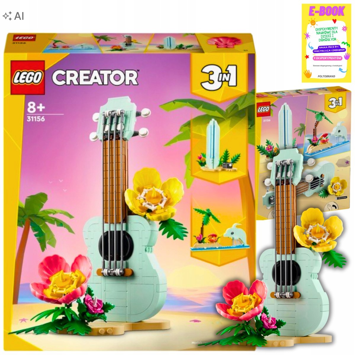 Lego Klocki Creator 3w1 Tropikalne Ukulele Dla Dziecka Ebook