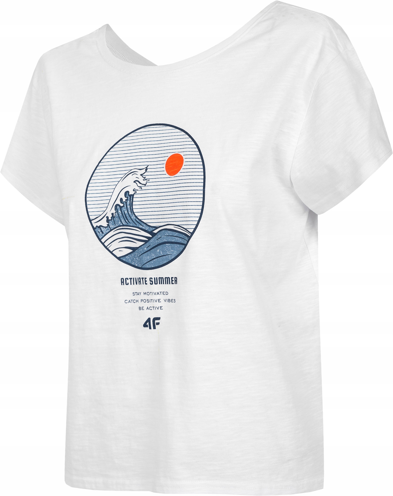 

4F T-shirt Z Nadrukiem Damski XL