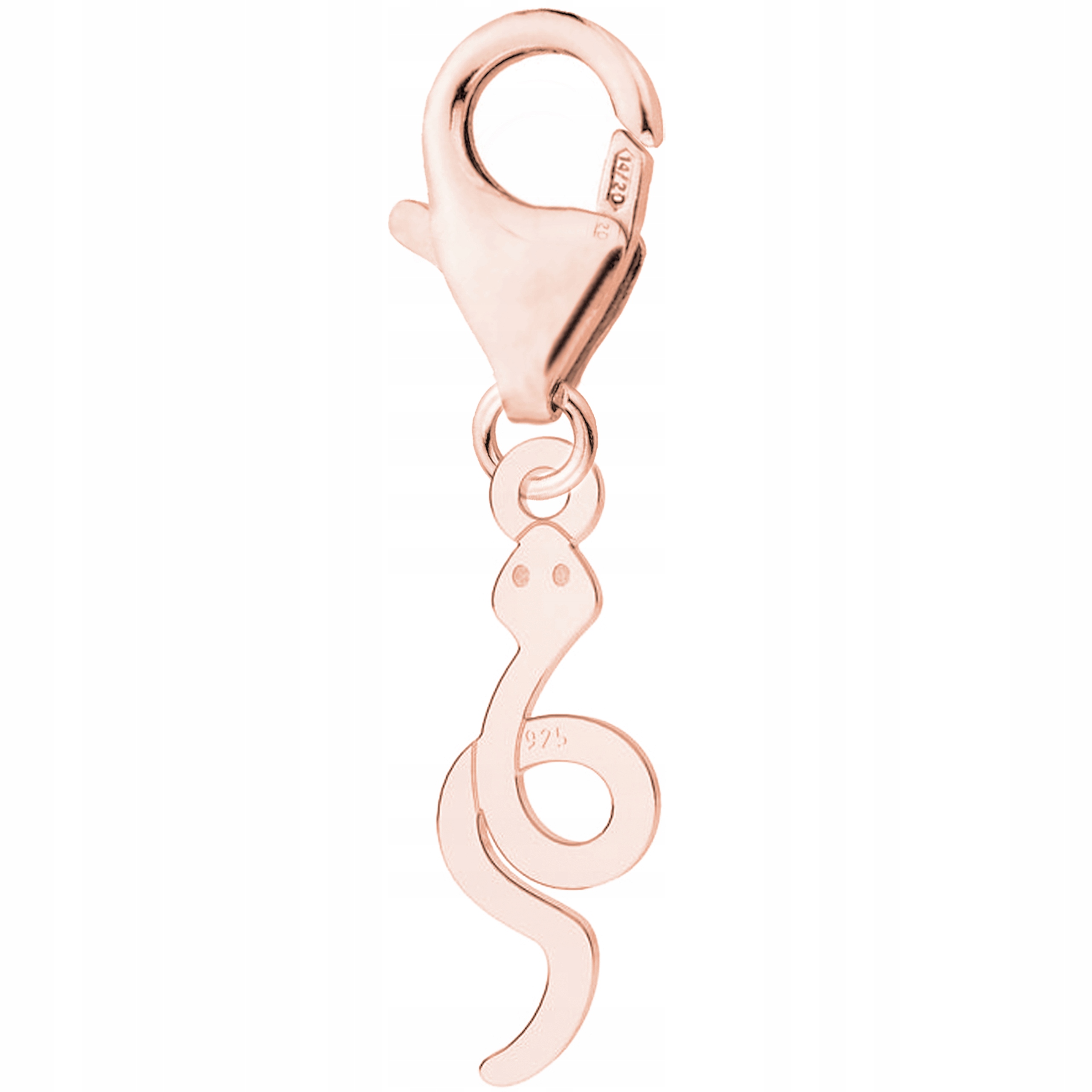 Přívěsek Had Snake růžové zlato 925