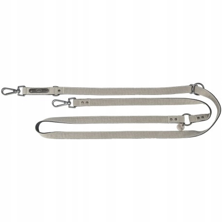 Levně CityStyle, vodítko V, pro psa, bavlna, světle šedá, M–L: 2.00 m/20 mm