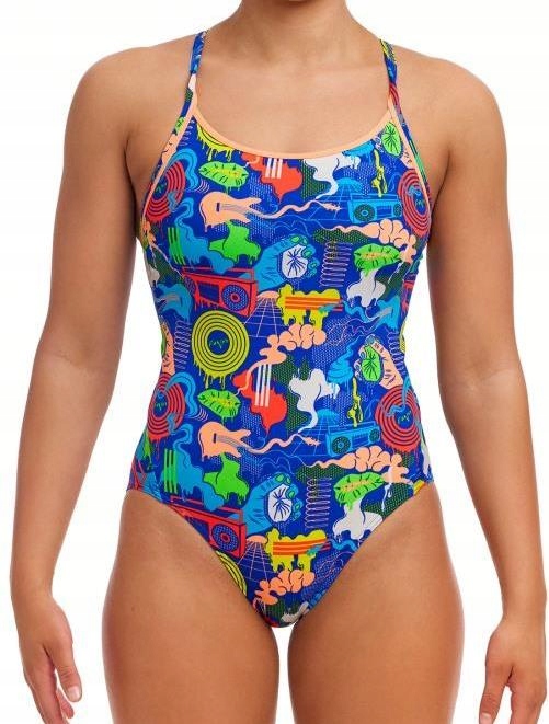Jednodílné plavky Funkita Blues Baby- Diamond Back 10 (UK32) S
