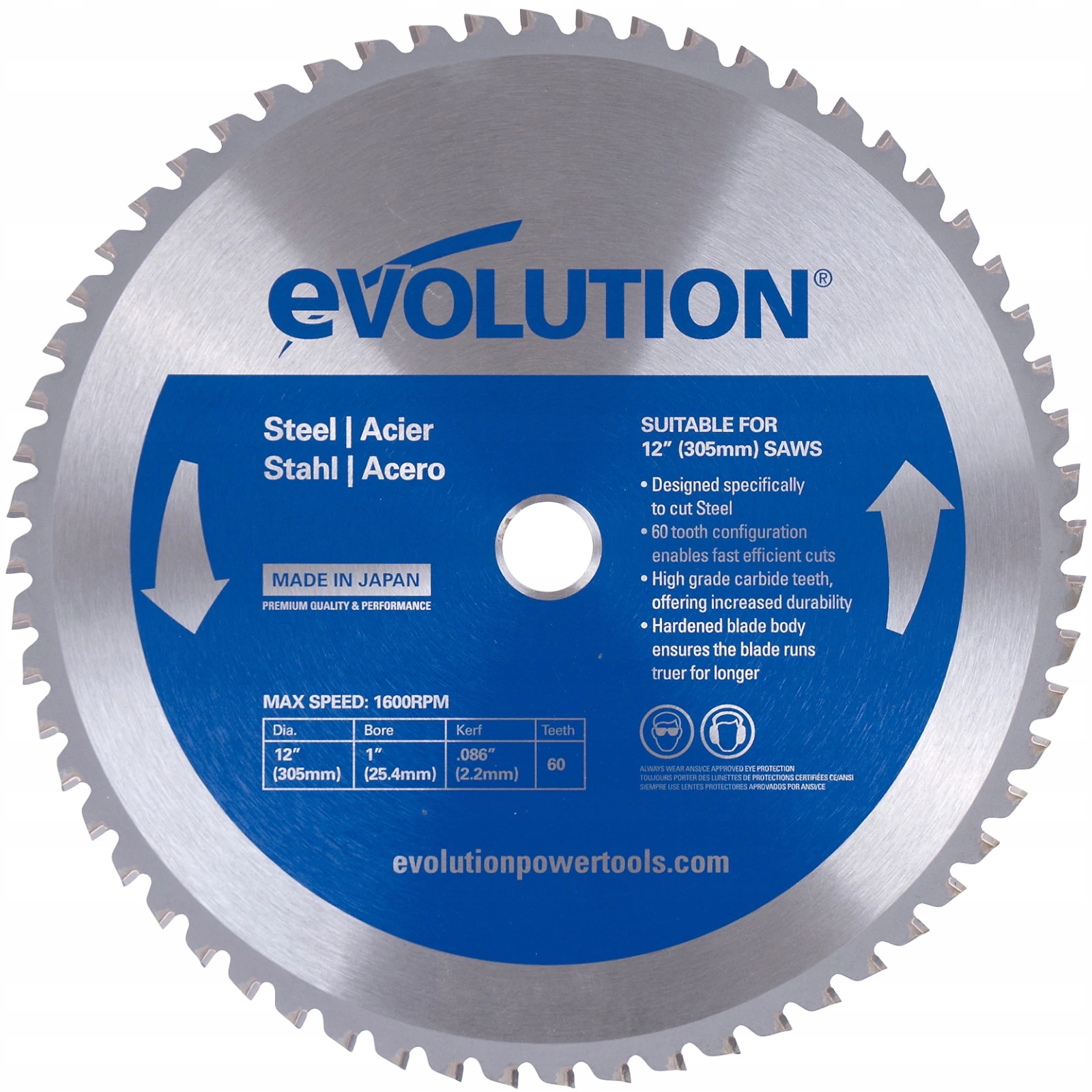 Przecinarka PIŁA do cięcia stali Evolution S355CPS Kod producenta S355CPS