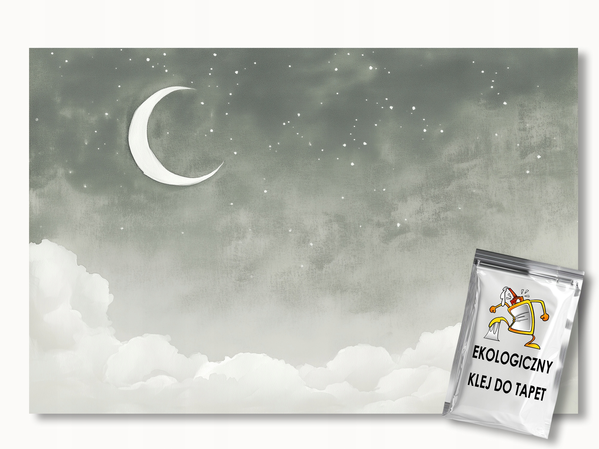 Vliesová fototapeta Děti Noc Obloha Hvězdy Měsíc Mraky 150x105 155g