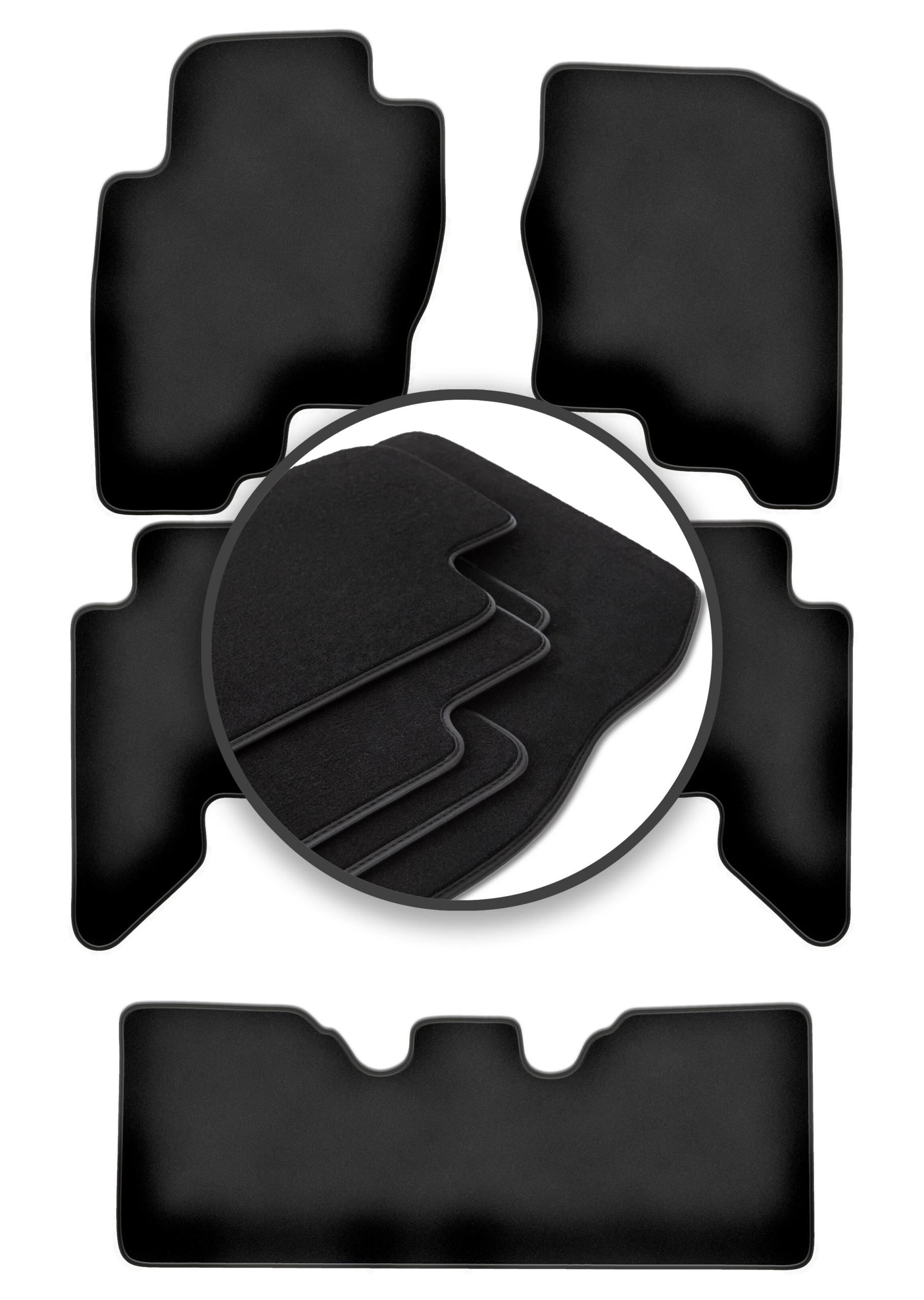 Prémiové koberčeky do auta pre: Nissan Pathfinder R51 Suv (2004-2014)