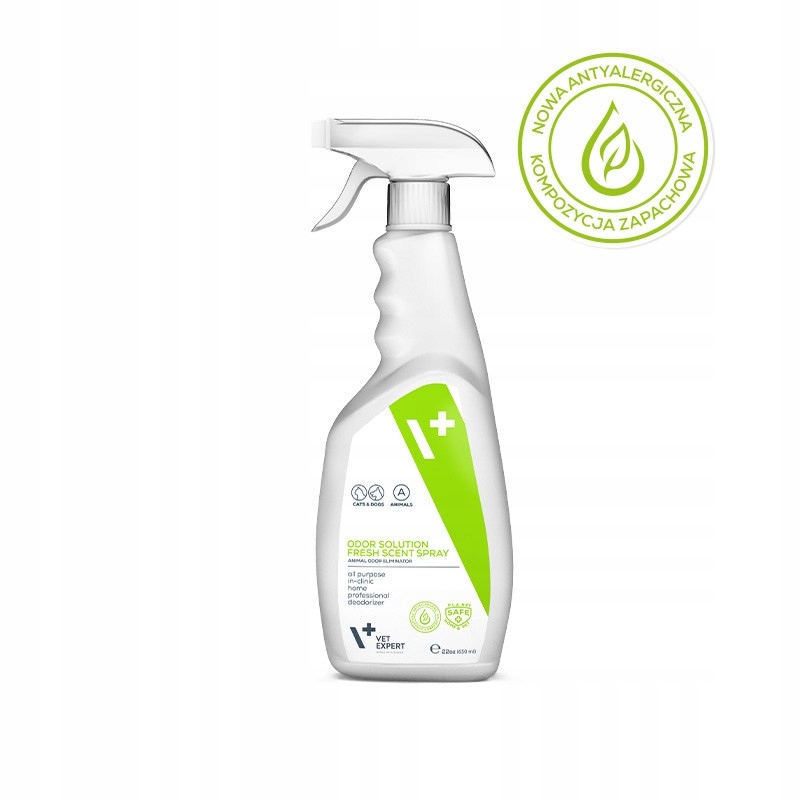 Levně Vet Expert Svěží Vůně Odstraňovač zápachu Sprej 650ml