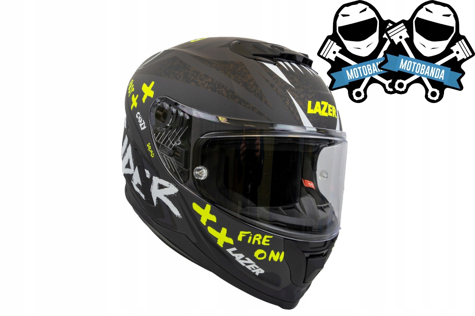 Kask motocyklowy z blendą Lazer Rafale Evo OniDark