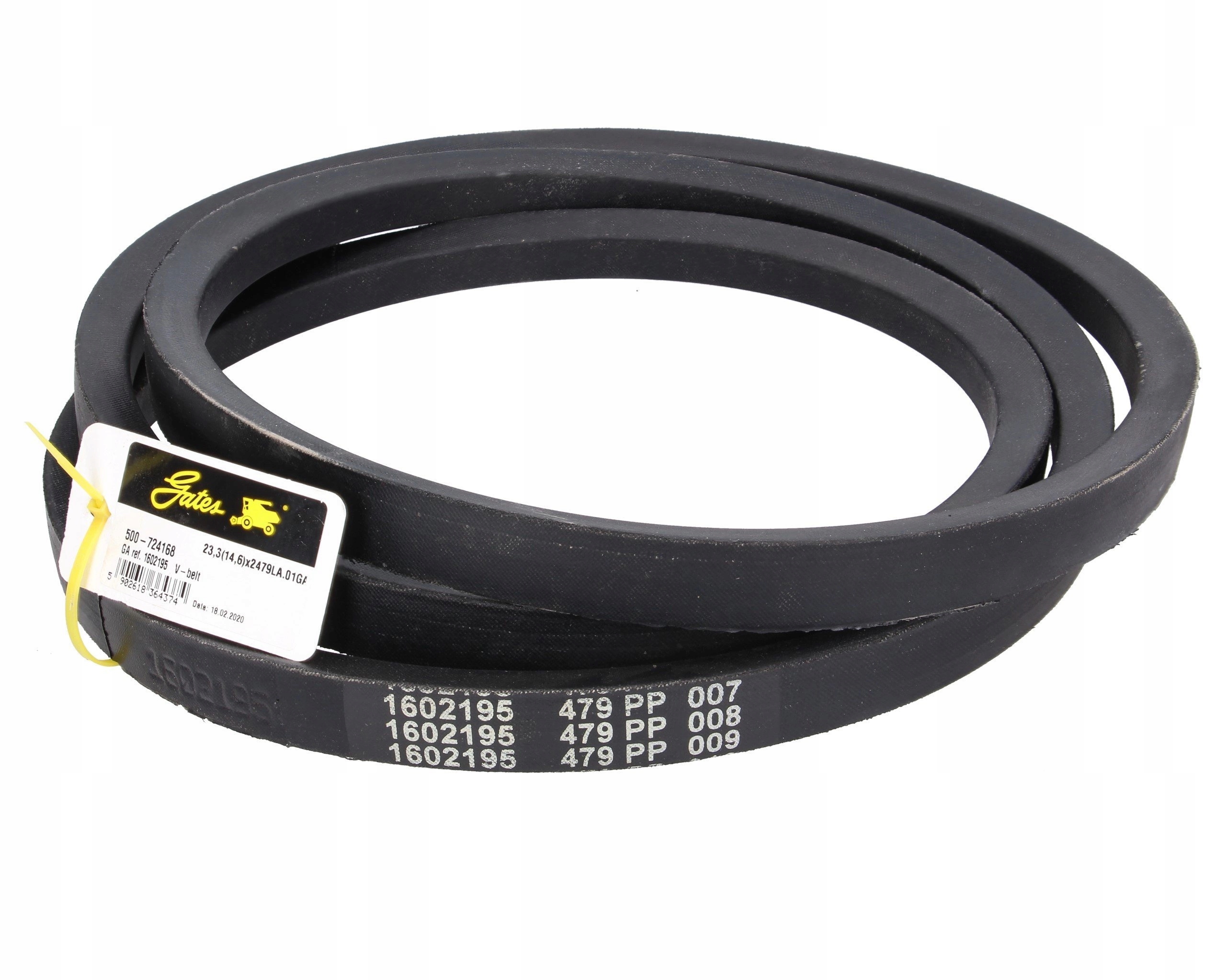 Klínový řemen 22x2500 Claas, Nh, Case 80337415 Gates