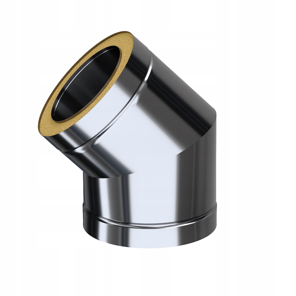 Koleno fi 150 45 stupňov pre dvojstenné komíny