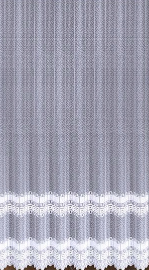 Mg Záclona žakár 618/211 Bílá 250x250 cm Hotová S Páskou M