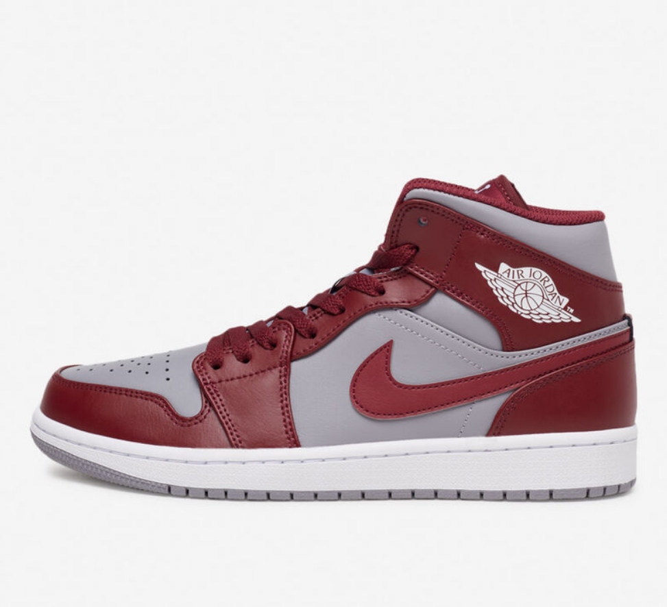 Pánské sportovní boty vysoké červené Air Jordan 1 Mid DQ8426-615 vel. 47