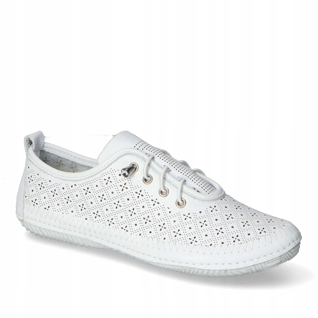 Polobotky Modo 24253-2 Bílé květy 38