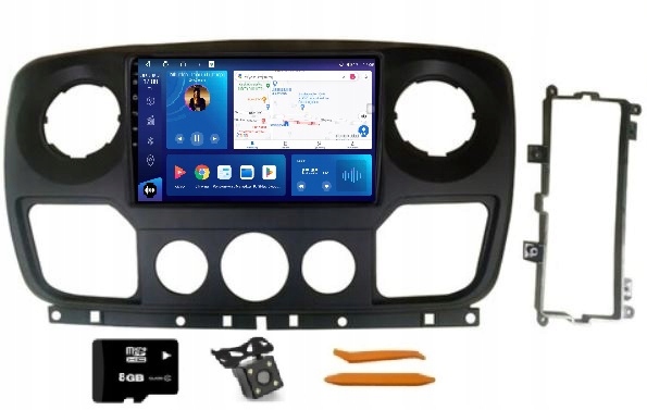 Rádio Android Navigácia Qled Carplay Renault Master 3 Nissan NV400 10-19