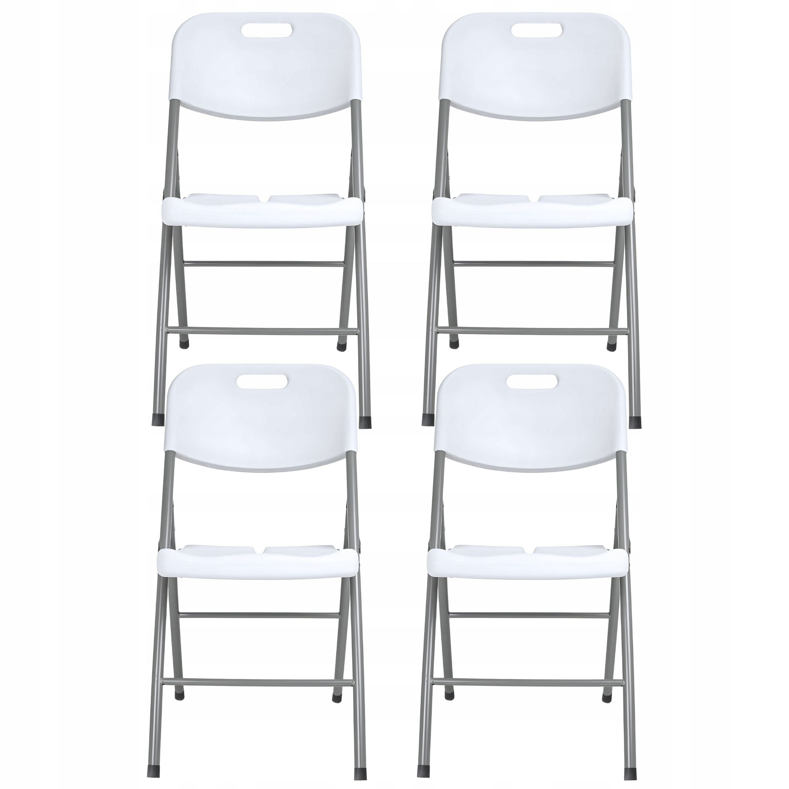 Rozkladacia Záhradná Stolička Cateringová Banketová Stolička Biela 4