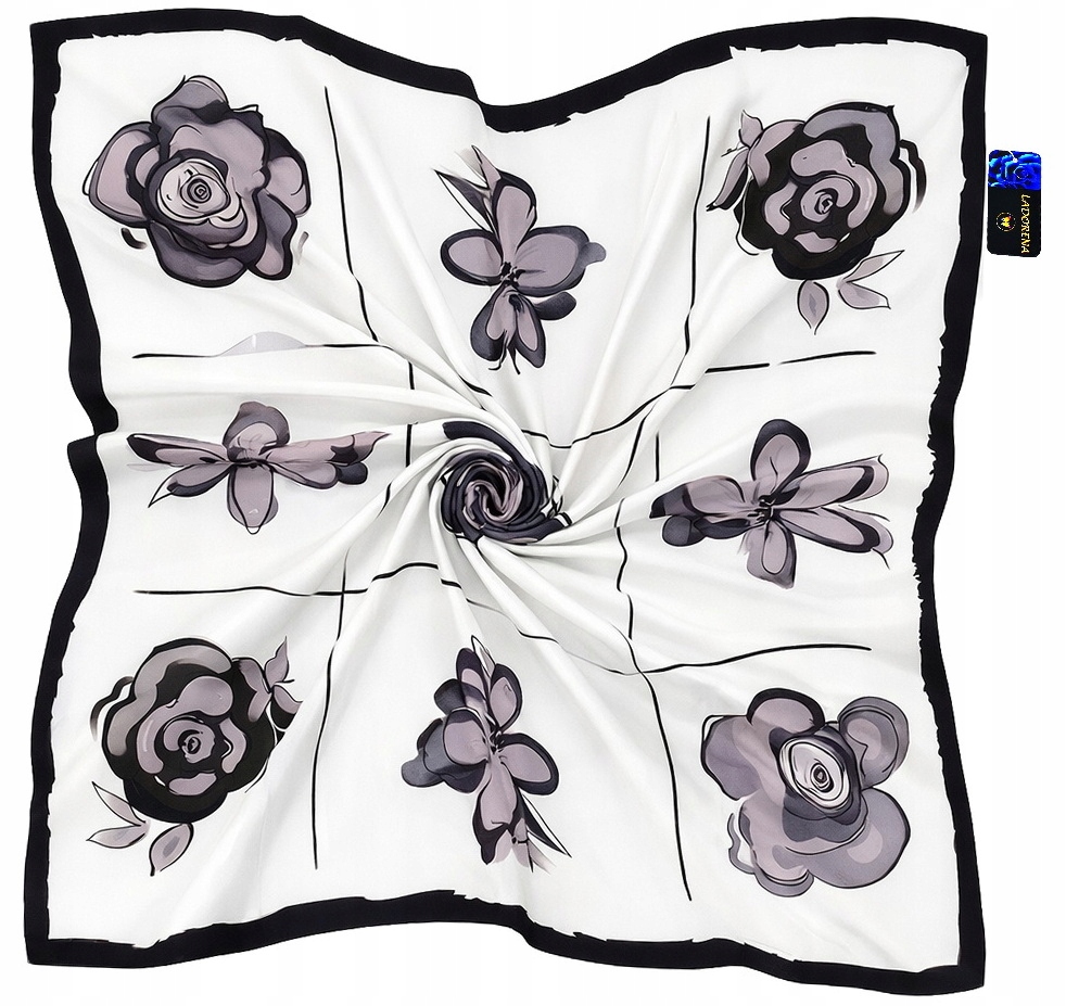 Šátek 100% Hedvábí Přírodní Morušový Hedvábný Šátek Značka Kvalita Sq