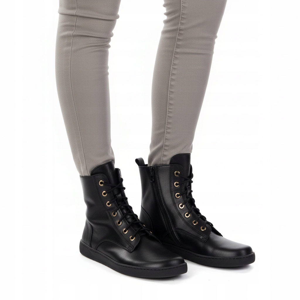 Kotníkové Boty Barefoot Zimní zateplené Kůže Olivier 1303 Liv zateplené 38