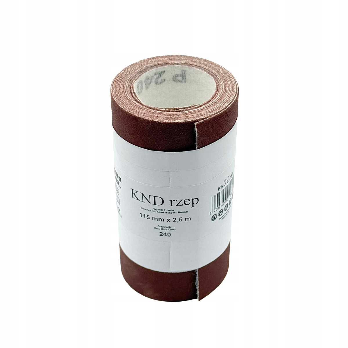 Papier ścierny rolka na rzep z welurem 115mm x 2,5mb Germaflex P240