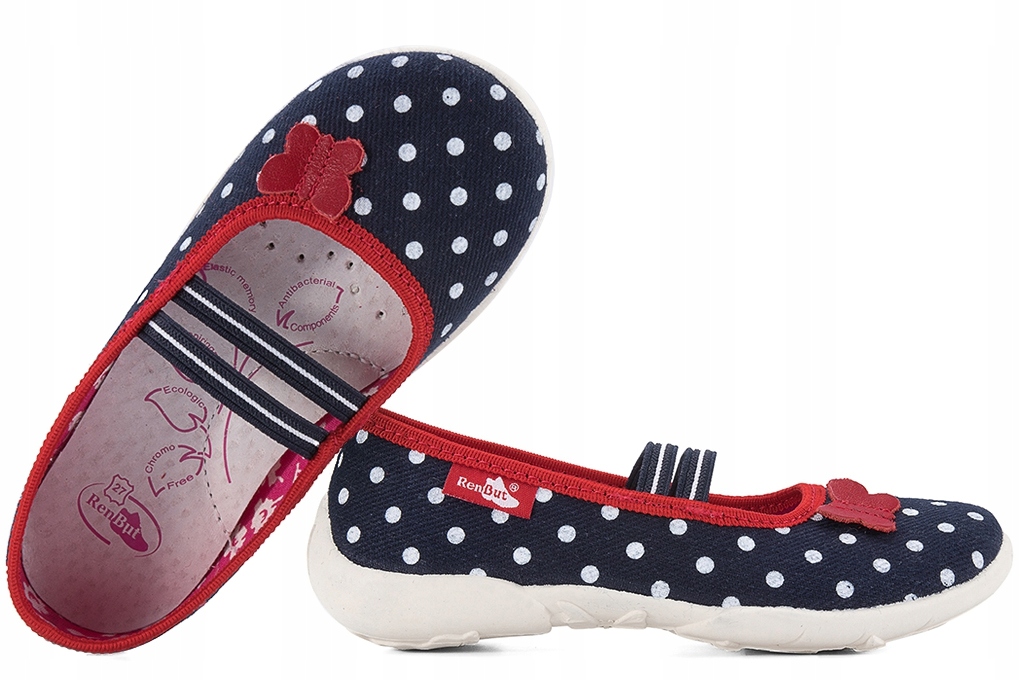 

Renbut 33-414 Balerinki Domowe Tekstylne Kapcie 26