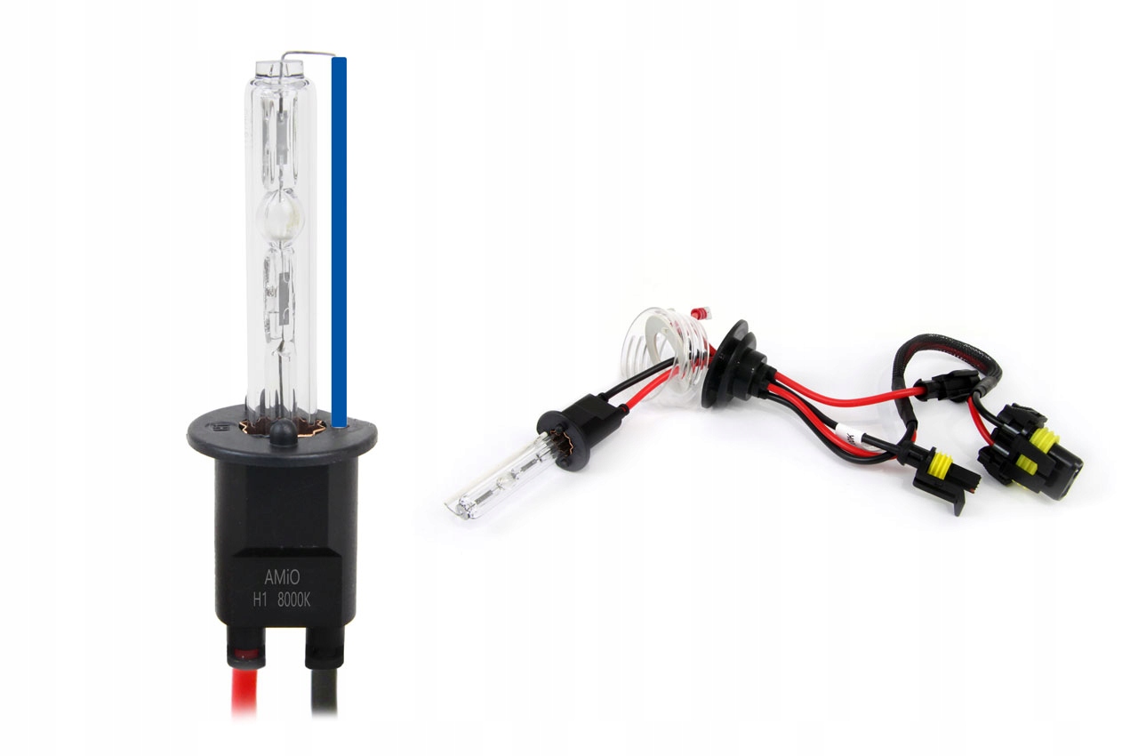 Palnik Żarnik Żarówka Xenon Ksenon H1 8000K AMiO