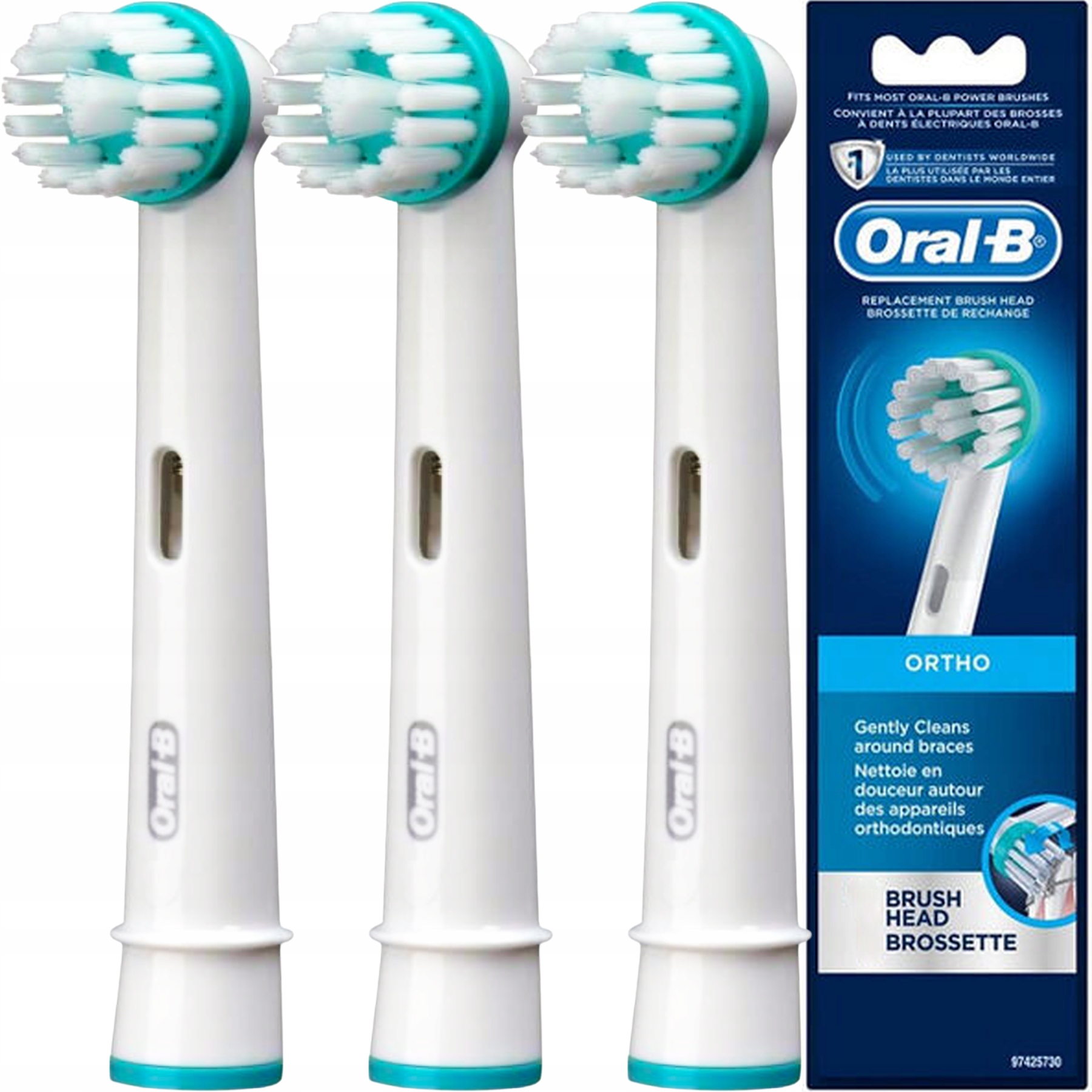 

Oryginalne Końcówki Braun Oral-B Ortho Care 3 szt.