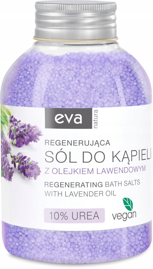 SÓL DO KĄPIELI z olejkiem lawendowym i 10% mocznika