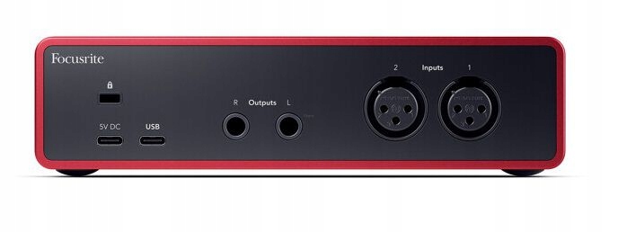 FOCUSRITE SCARLETT 2i2 4TH GEN INTERFEJS AUDIO USB OPROGRAMOWANIE Model Scarlett 2i2 4th Gen