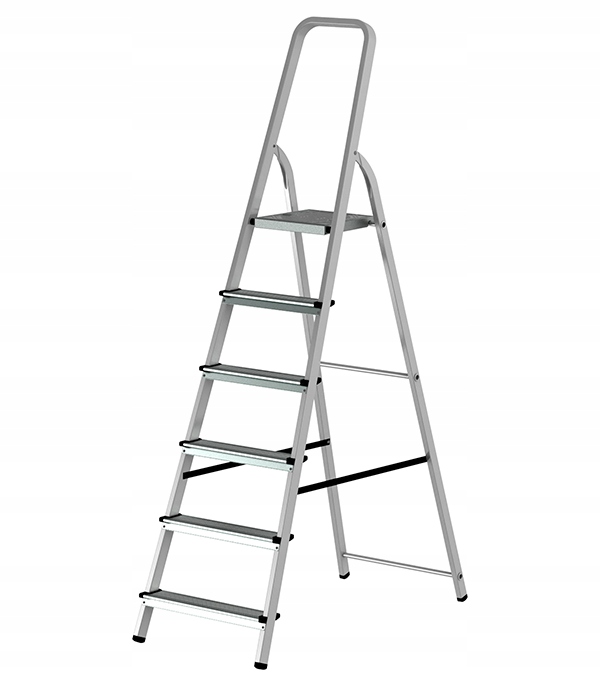 

Drabina Domowa Aluminiowa 2M Lekka Wytrzymała