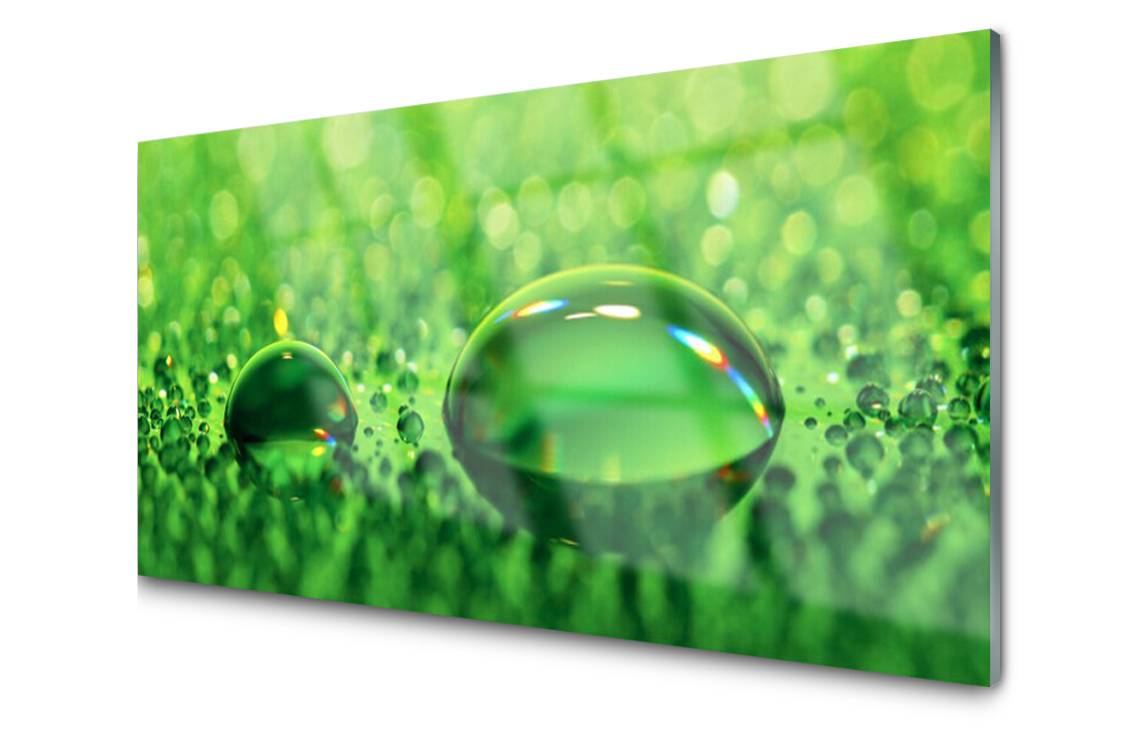 

Panel szklany dekoracyjny Krople Wody 100x50