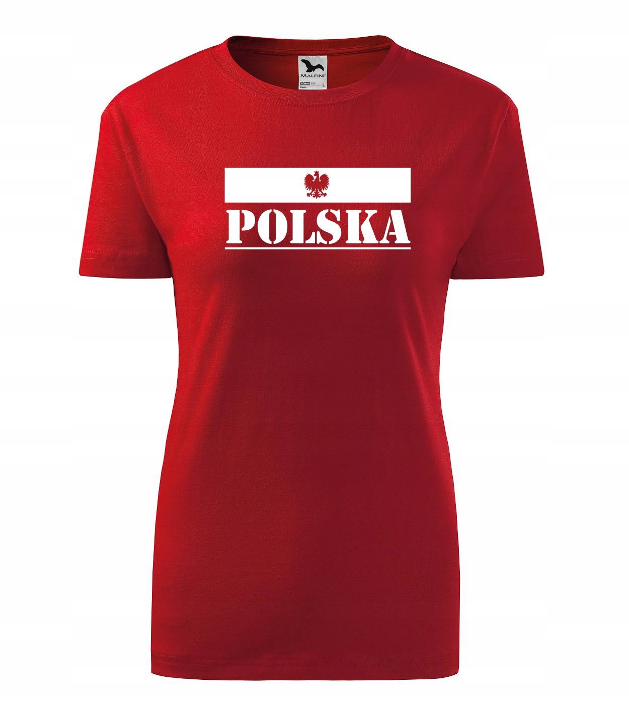 

Koszulka T-shirt Polska flaga orzeł damska