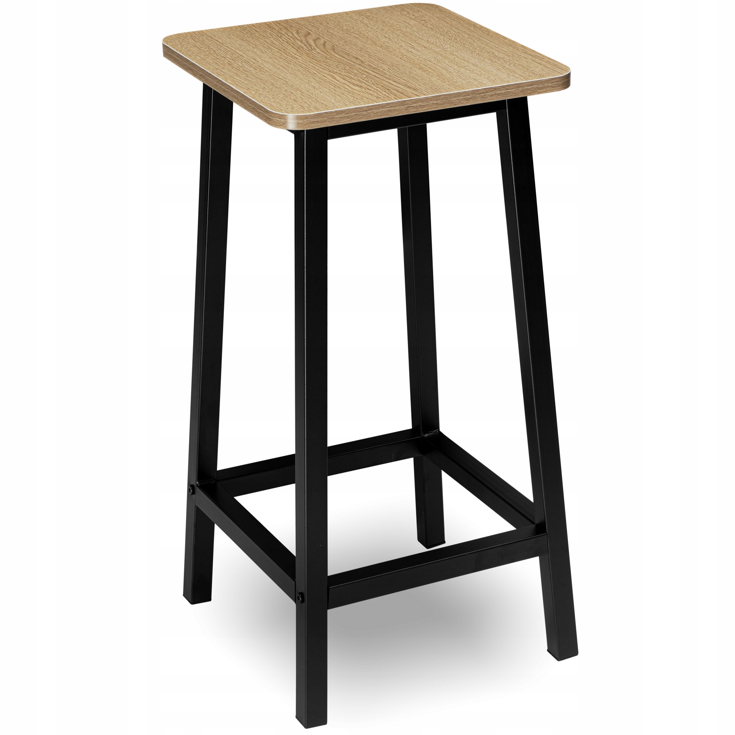 Elegantní Barová Židle Vysoký Stůl Stolička Do Kuchyně 65 cm Dub Světlý