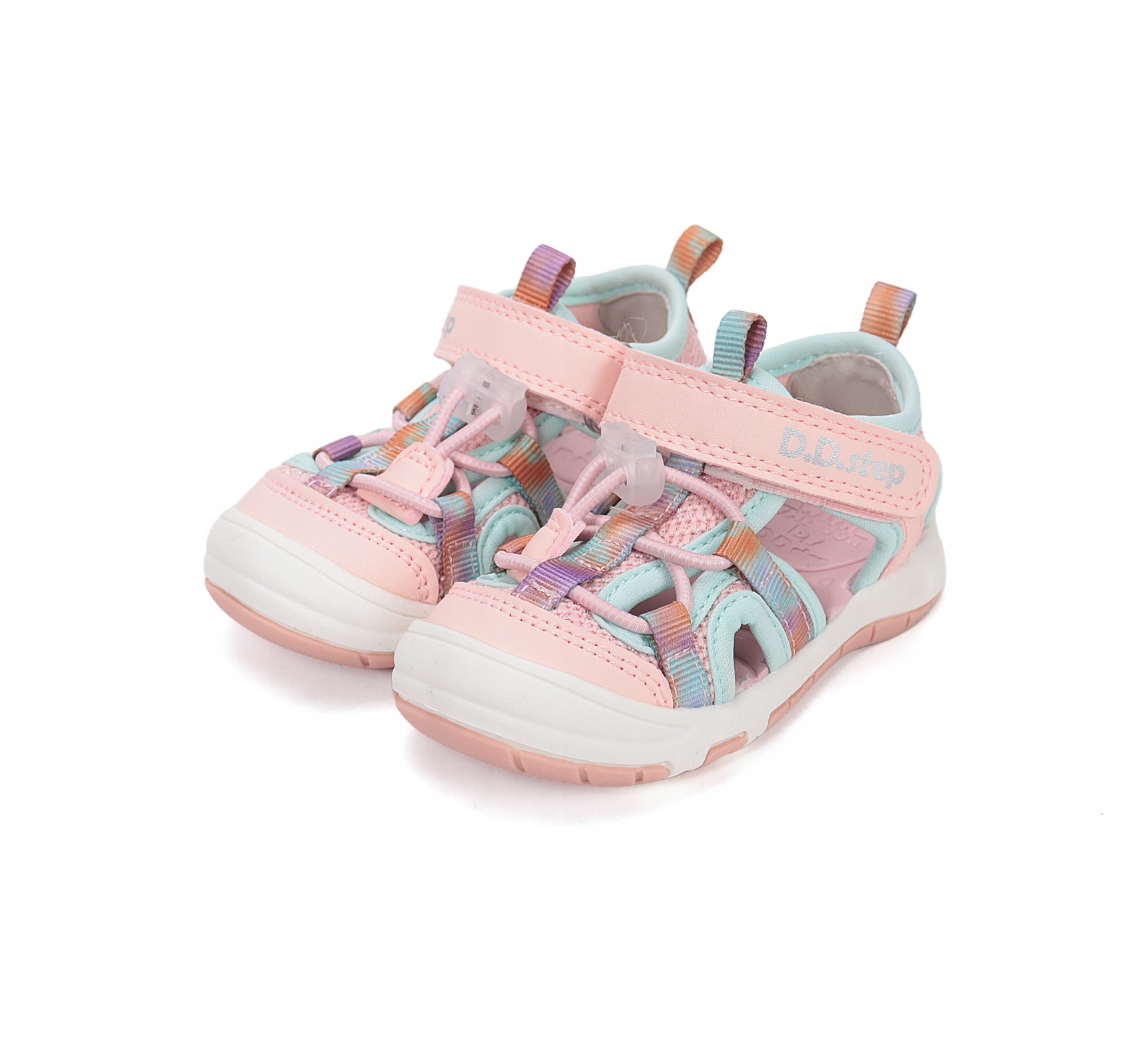 Sandałki sportowe ,dziecięce DD step G065-61599F Baby Pink 21