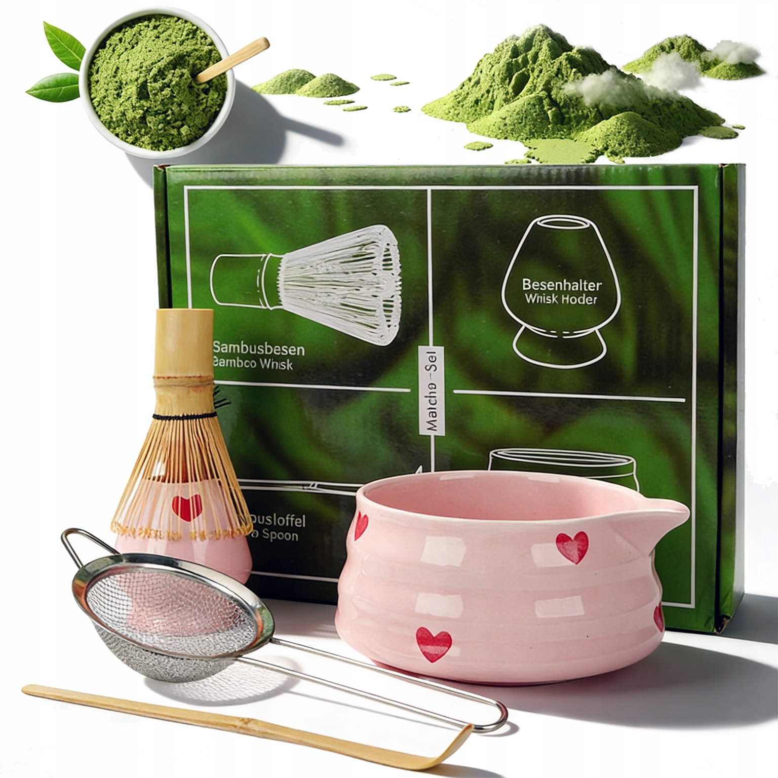 Levně 5 Ks Bambusová Sada Na Výrobu Matchy, Vynikající Vysoká Kvalita