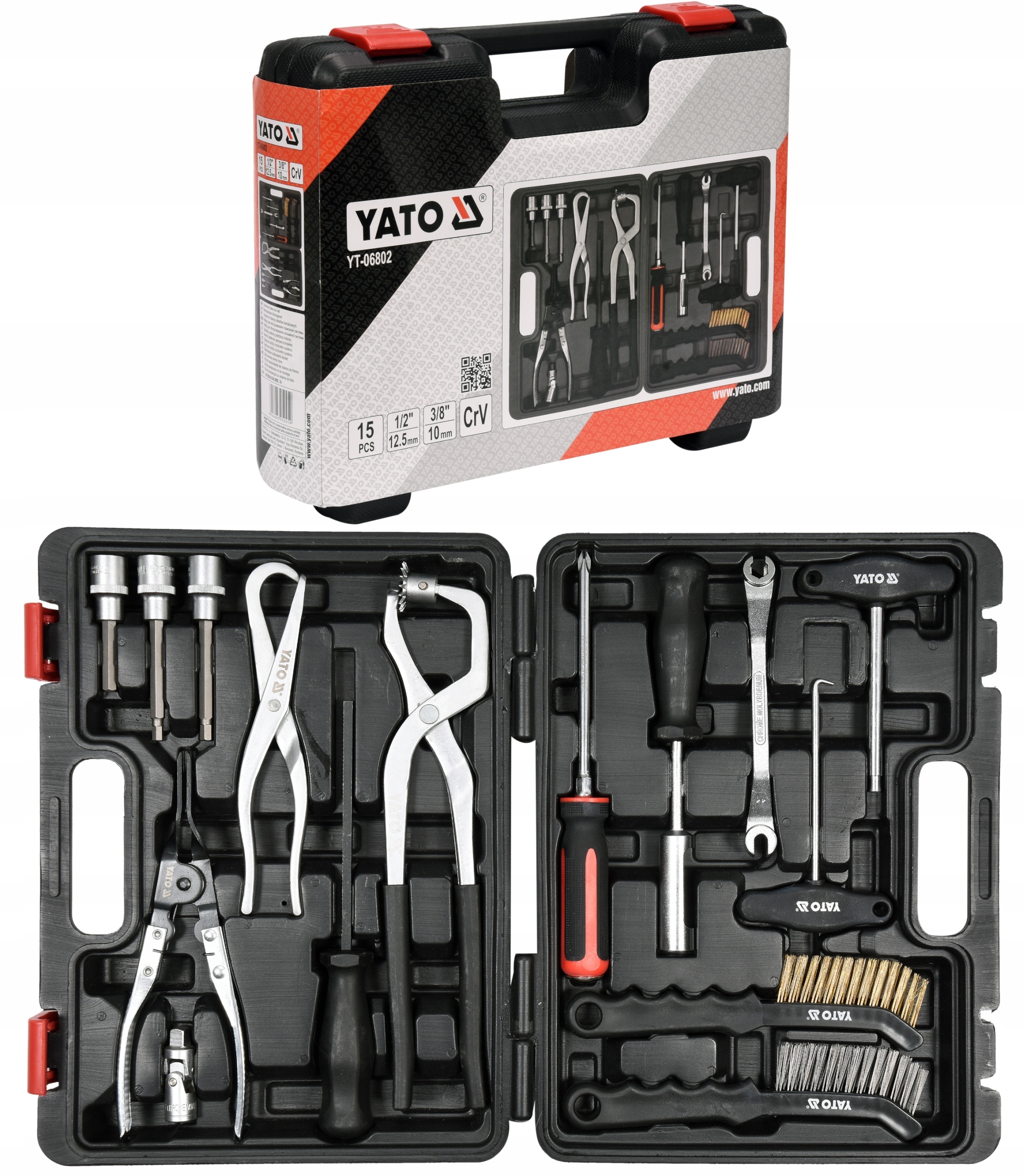 Yato Sada Na Obsluhu Brzdových Systémov 15 ks Núdzová Sada #7