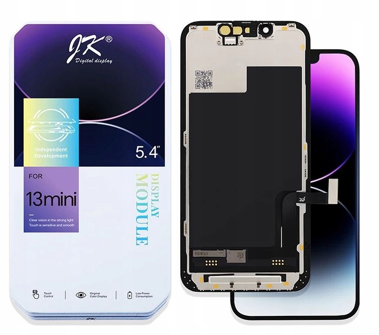 Modul LCD displej iPhone 13 Mini Jk Náhrada Snadná instalace