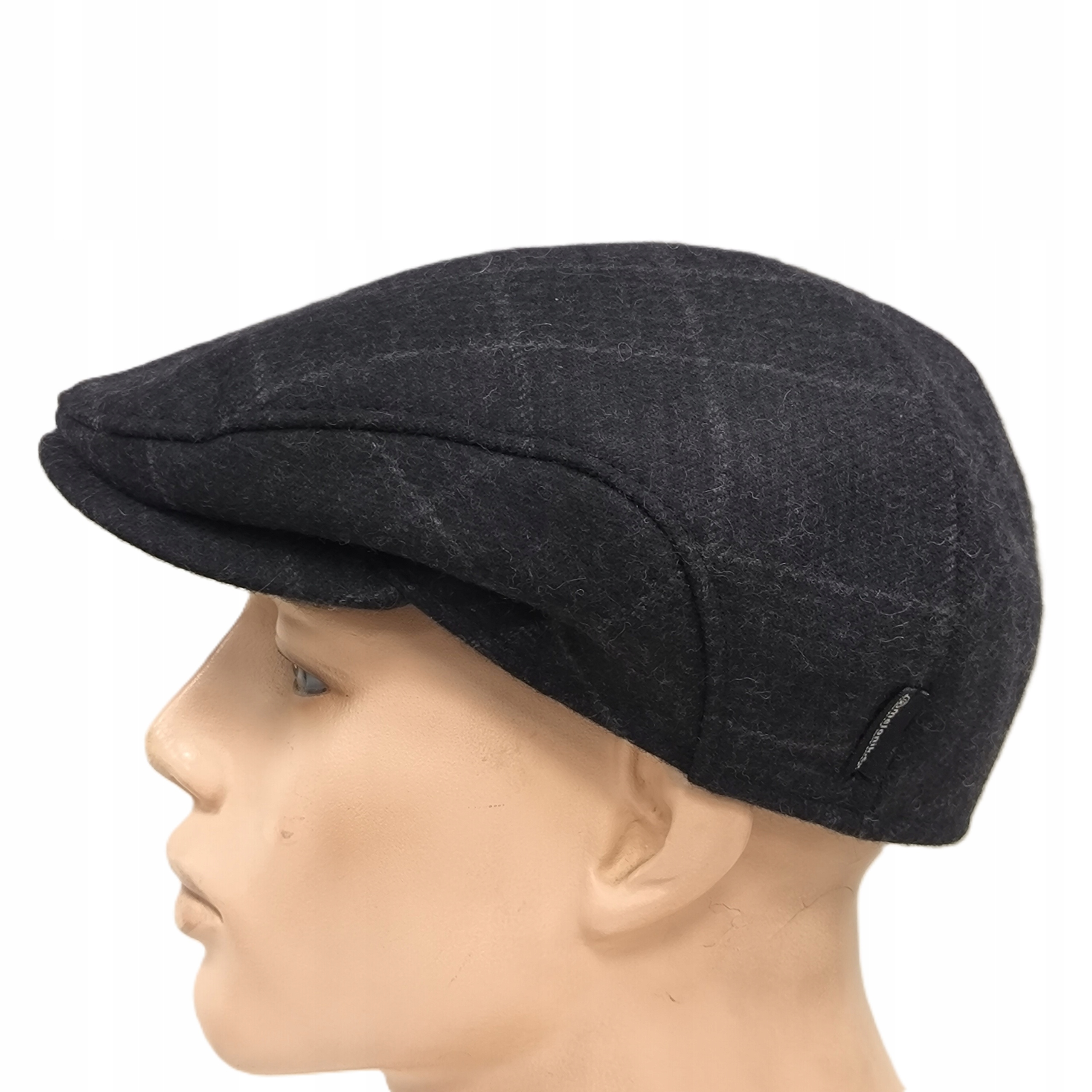 Pánská klasická vlněná čepice s náušníky Mes Stefan Grafit Krata 59