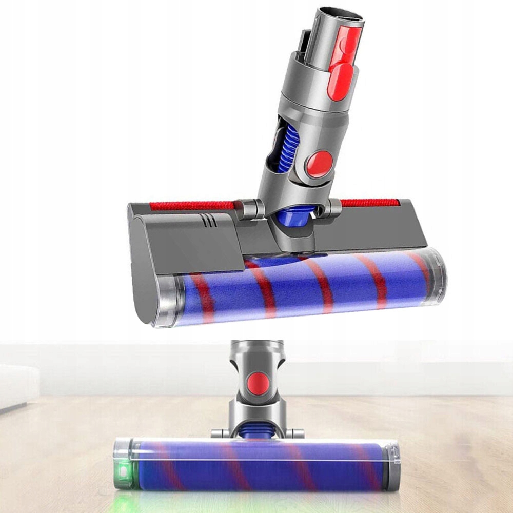 Turbo Kartáčová Rotační Hubice S Led Pro Vysavač Dyson V7 V8 V11 V10