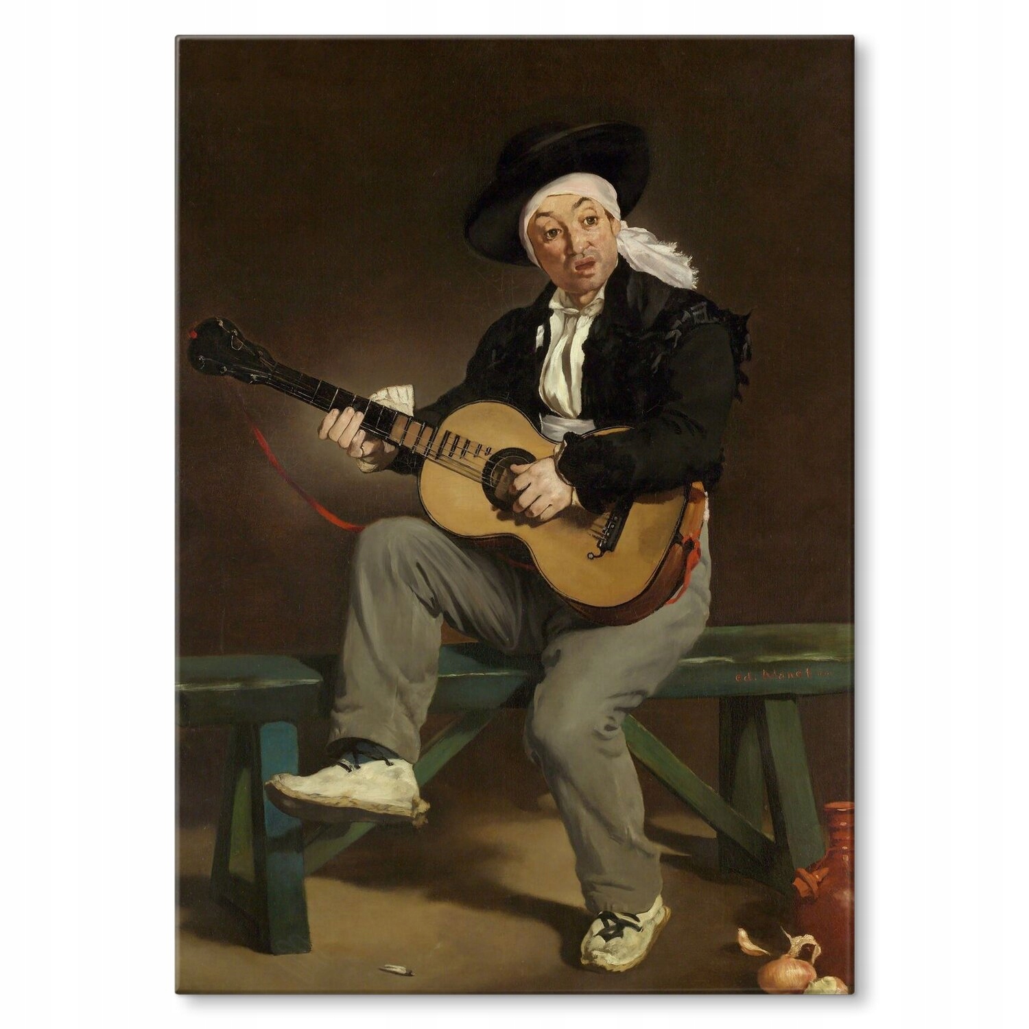 Kovový plakát Spanish singer Manet Dárek 22 x 31 cm