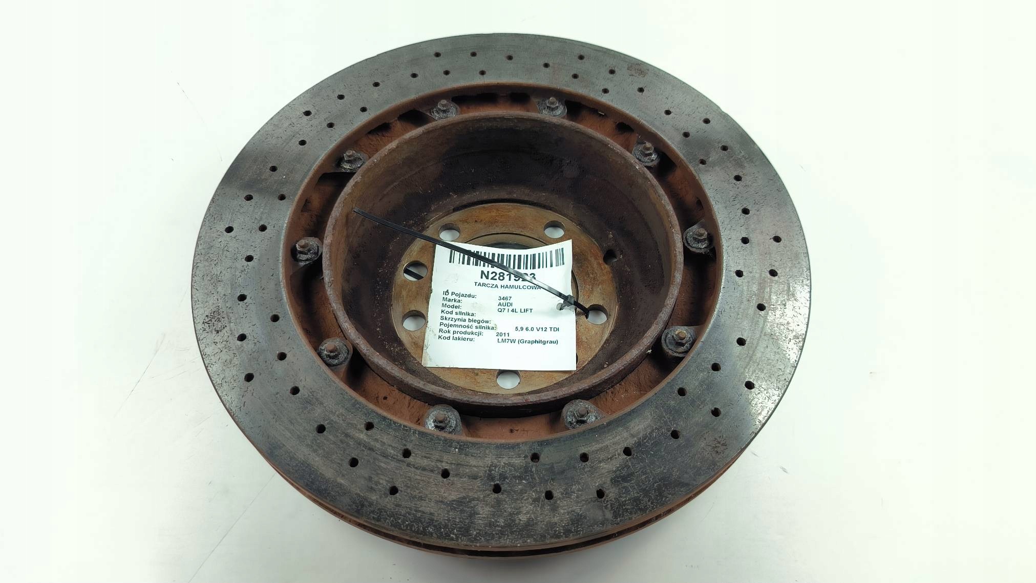 disco freno posteriore CERAMICZNA AUDI Q7 e 4L LIFT