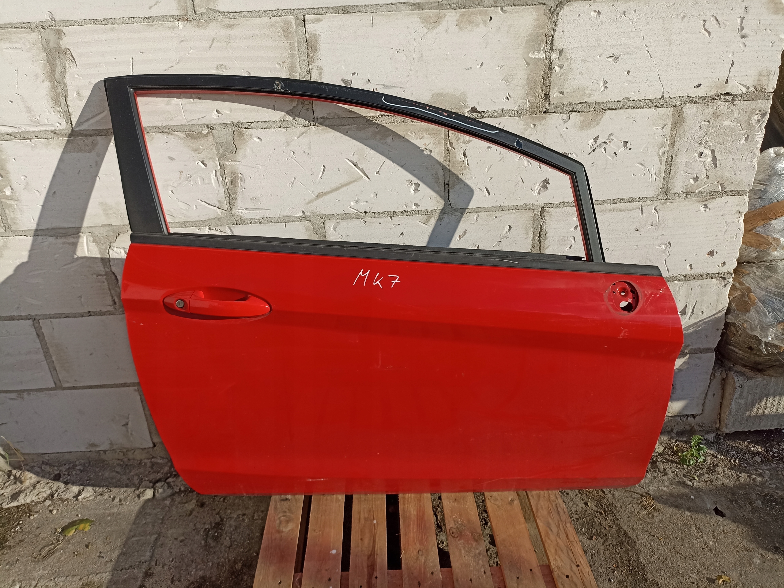 FORD FIESTA MK7 DRZWI PRAWE PRZEDNIE PRAWY PRZÓD 3