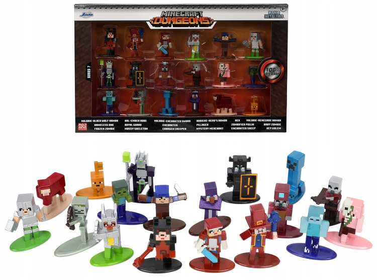 

Jada Metalowe Figurki Minecraft Dungeons 18 Pack
