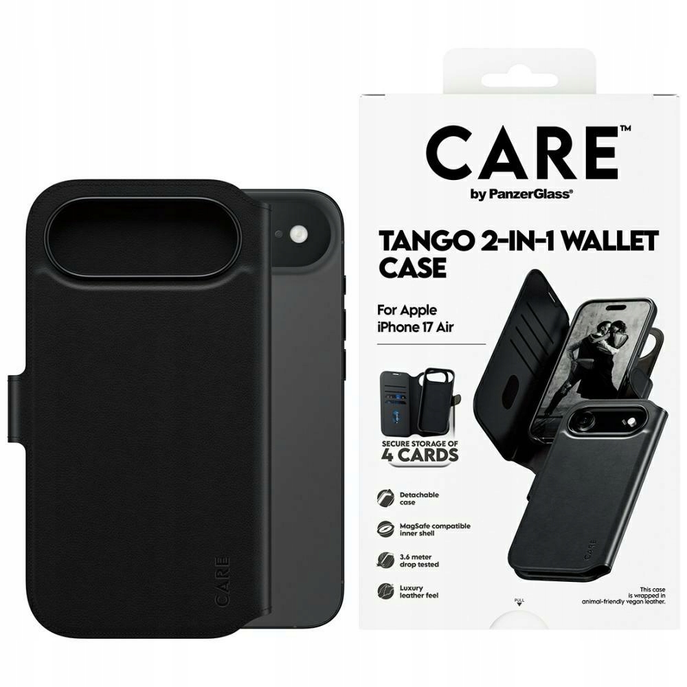 Puzdro Care by PanzerGlass Feature Tango 2v1 Wallet Case pre iPhone Air