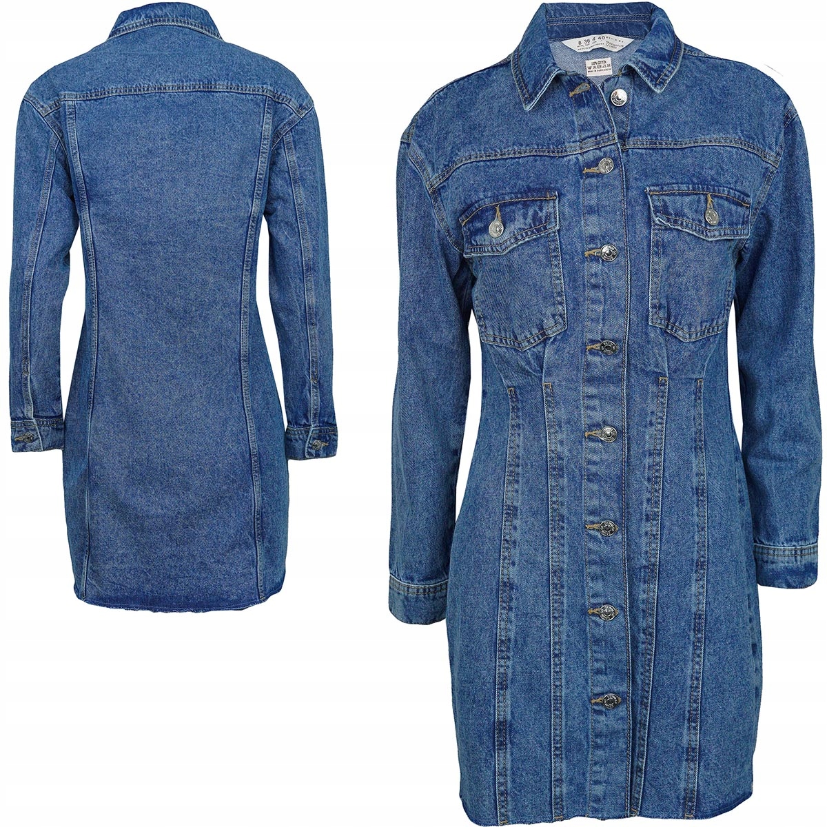 

Primark Damska Jeansowa Sukienka Koszula Jeans 42