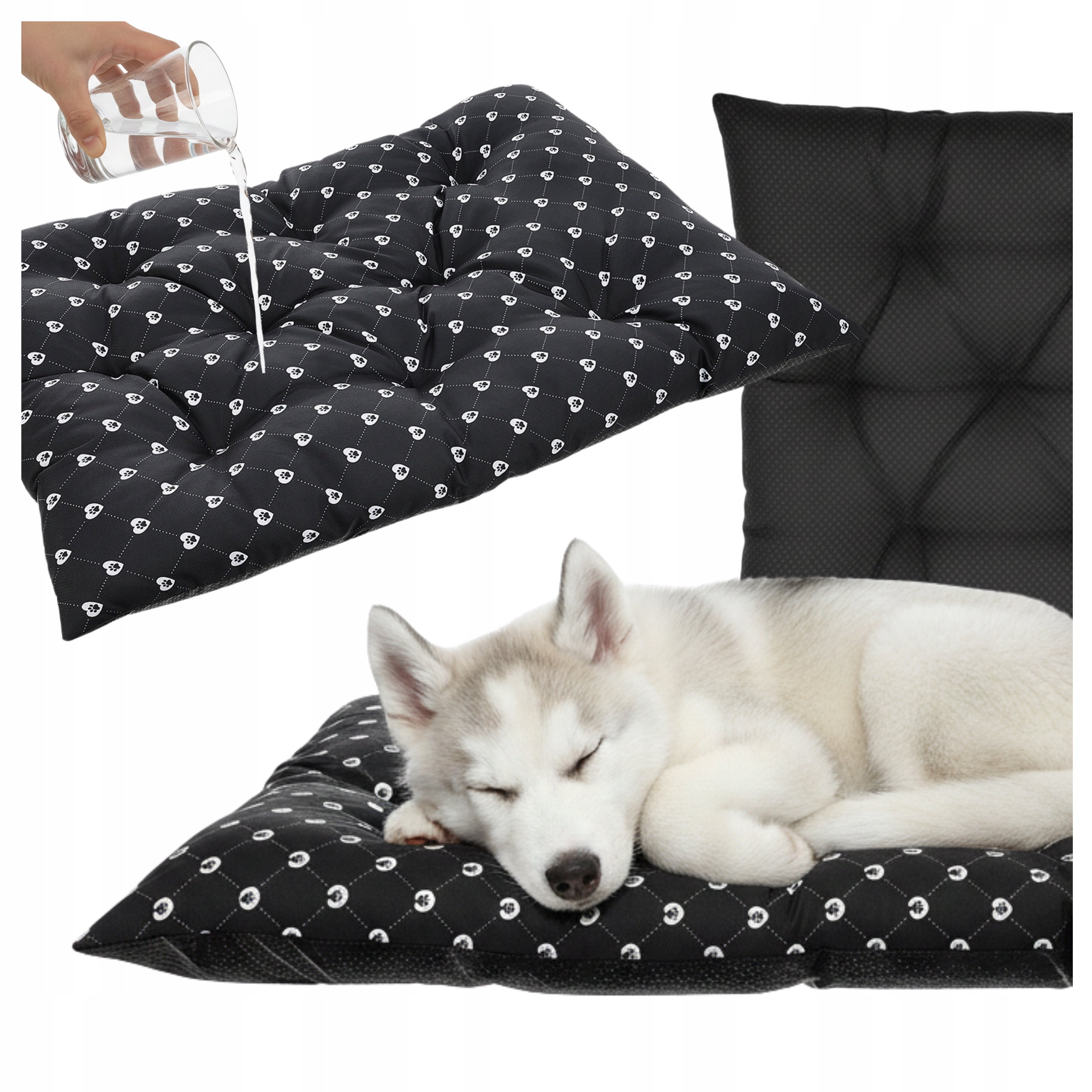 Levně Pelíšek pro psa kočku Matrace Polštář 100x70 Voděodolné Měkké do auta