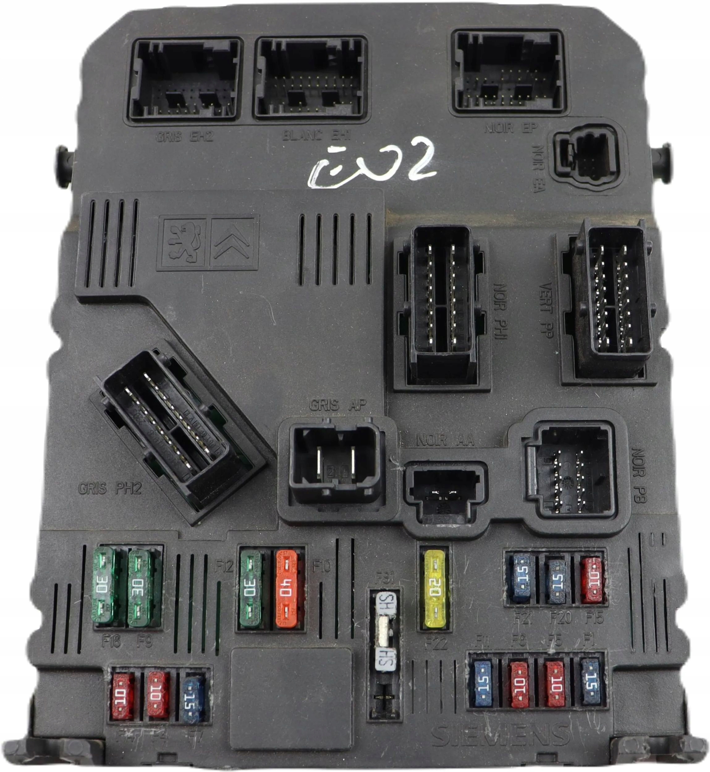 CITROEN PEUGEOT module control unit compartment BSI 9650584680 S118085220B