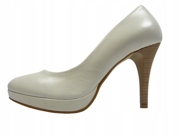 Ecri lodičky na platformě lodičky kožené dámské boty Sala 36