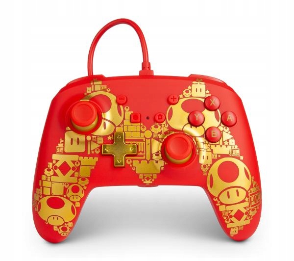 Gamepad PowerA przewodowy Enhanced Mario Golden M