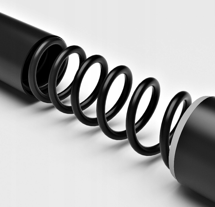 DRĄŻEK NA UBRANIA ROZSUWANY KARNISZ 50-90CM ŚR. 25 Kolor czarny